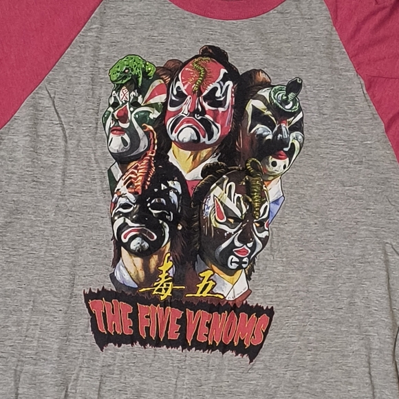 Kung Fu Five Venoms T-shirt Medium - Picture 2 of 4